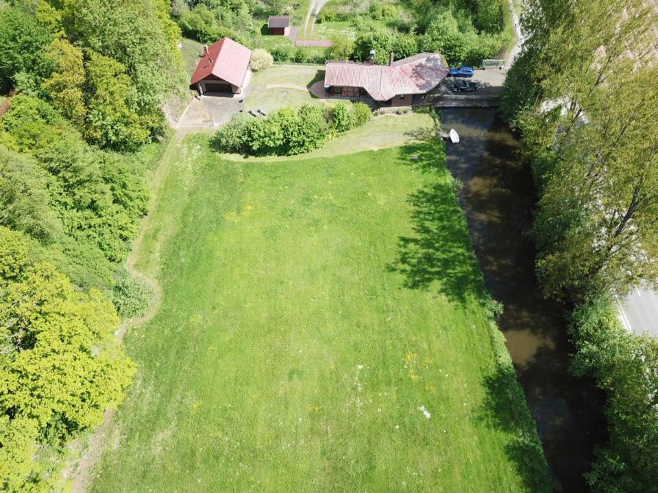 Chalet am See Sontra Exterior foto